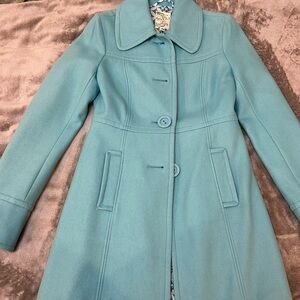 Tulle Women's Light Blue Trench Coat